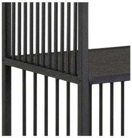 Libreria nera in pietra 85x185 cm Strington - Actona