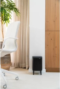 Cestino per la spazzatura nero opaco in acciaio 4 l Bo Hi – Brabantia