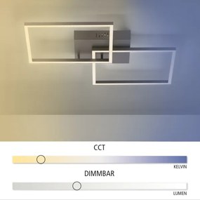 Leuchten Direkt 14141-18 - Lampada LED dimmerabile IVEN 2xLED/13,5W/230V + T