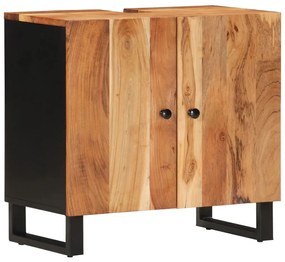 Set mobili da bagno 3pz in legno massello di acacia