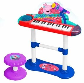 Pianoforte giocattolo Peppa Pig Microfono Panca