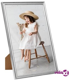 vidaXL Cornici Foto Collage 3 pz per Tavolo Argento 21x29,7 cm