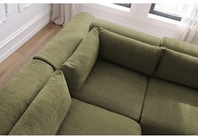 Divano angolare verde (variabile) Jeanne - Bobochic Paris