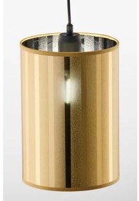 Jupiter 2090 - Lampadario sospeso a cavo CORTINA 1xE27/15W/230V oro/nero