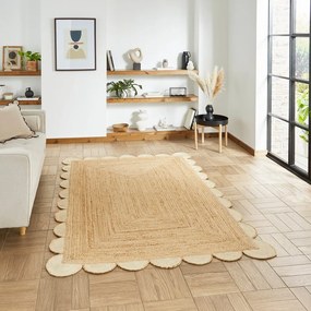 Tappeto di colore naturale in iuta 160x230 cm Savannah Jute – Think Rugs