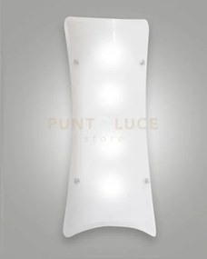 Milton plafoniera bianca 30x70 cm. 3113-66-102