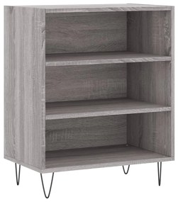 Credenza grigio sonoma 57x35x70 cm in legno multistrato