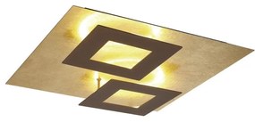 DALIA 50cm Ceiling 48W LED Corten +Gold