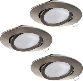 Eglo 31689 - Set di 3 faretti da incasso LED TEDO 3xGU10-LED/5W/230V