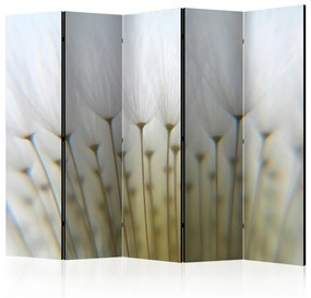 Paravento Bosco di denti di leone II (5 parti) - fiori luminosi