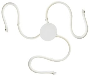 Applique LED moderno Teodor bianco, NOVECENTO bianco naturale