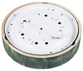 Brilagi - Plafoniera PINO 2xE27/15W/230V pino/verde Ø 37,5 cm