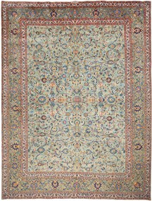 Kashan Tappeto persiano 400x300 Beige (Iran) Annodato A Mano