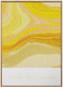 Stampa digitale incorniciata Marble Me Limoncello