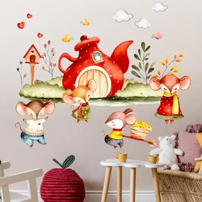 Autoadesivi murali - Adorabili topolini | Inspio