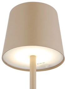 Globo - Lampada da tavolo LED Dimmerabile per esterni LED/2W/5V 3000/4000/6000K 2200 mAh IP44 crema