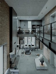 Piastrella Mosaico in gres porcellanato Station Grey grigio L 30 x L 30cm x Sp. 9.5 mm, 12 pezzi