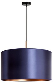 Duolla - Lampadario a sospensione con filo CANNES 1xE27/15W/230V diametro 45 cm blu/rame