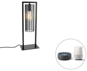 Lampada da tavolo moderna intelligente nera incl. Wifi ST64 - Balenco Wazo