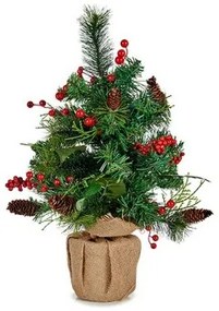 Albero di Natale Marrone Rosso Verde 23 x 47 x 27 cm