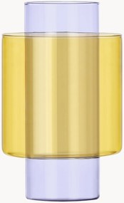 Vaso in vetro fatto a mano Boreale, alt. 21 cm