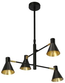 Lampadario a sospensione con supporto rigido LESS 4xE14/40W/230V
