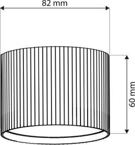 Brilagi - LED Faretto orientabile STRIPY 1xGX53/15W/230V argento