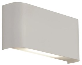 Applique Moderna Scatola Fiammiferi Alluminio Bianco Policarbonato Led 10W 3000K