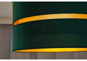 Duolla - Lampadario a plafone DUO 1xE27/15W/230V diametro 40 cm verde/oro