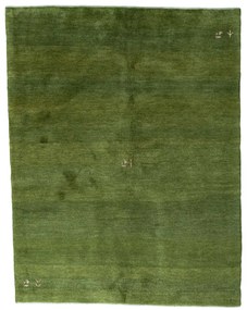 Gabbeh Tappeto persiano 160x210 Verde (Iran) Annodato A Mano