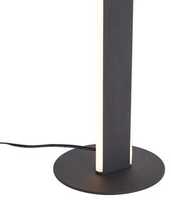 Lampada da tavolo di design nera con LED dimmerabile a 3 livelli - Gate