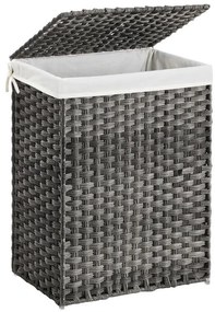 Cesto porta biancheria BLAINE grigio