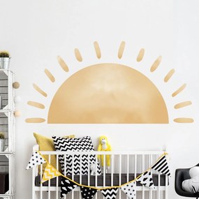 Adesivo per bambini per muro 155x75 cm Watercolor Sun – Ambiance