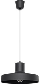 Sollux SL.1703 - Lampadario a sospensione con filo BILO 1xE27/15W/230V diametro 35 cm nero