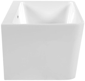 Vasca da bagno freestanding bianca 170 x 80 cm HASSEL Beliani