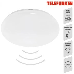 Telefunken 601306TF - Plafoniera LED da bagno LED/20W/230V diametro 40 cm