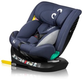 Lionelo -Seggiolino auto con base girevole BASTIAAN ONE i-Size 40-150 cm Blu Navy
