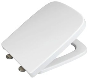 WENKO 24334100-Sedile per WC EXCLUSIVE 46,5x37 cm bianco/argento