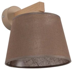 Brilagi - Lampada da parete LATTE SABIA 1xE27/15W/230V pino/marrone