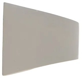 Applique da parete rustica in cemento semicircolare - Adelaide