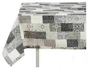 Tovaglia Tela Antimacchia Piastrella 140 x 180 cm Grigio (6 Unità)