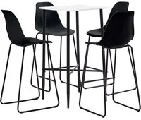 Set da Bar 5 pz in Plastica Nero 279973