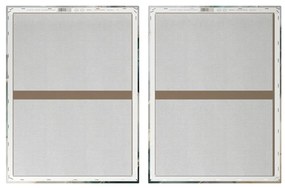 Set di quadri con elementi dipinti a mano 2 pz 50x70 cm Aventurine – Styler