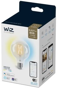 Lampadina LED dimmerabile G95 E27/6,7W/230V 2700-6500K CRI 90 Wi-Fi - WiZ