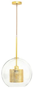 Lampada pensile di vetro oro loft APP556-1CP 30cm