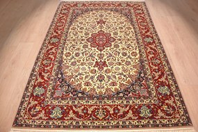 Isfahan Tappeto persiano 150x220 (Iran) Annodato A Mano