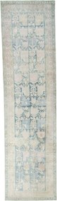 Hamedan Tappeto 120 x 430 Blu (Iran) Annodato A Mano