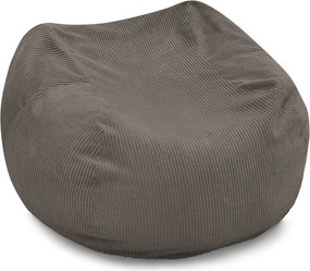 Puof a sacco grigio/marrone Voltaire – Bobochic Paris