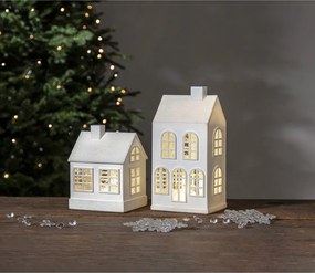 Decorazione luminosa bianca con motivo natalizio Winter - Star Trading