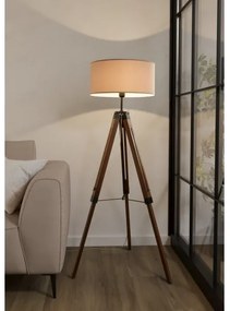 Eglo 94326 - Lampada da terra LANTADA 1xE27/60W/230V